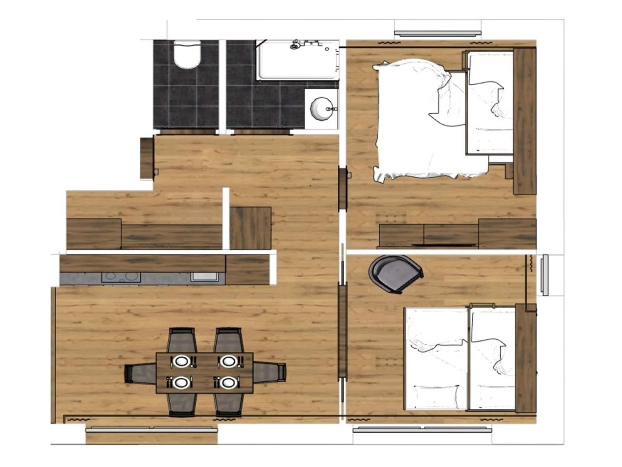 Large Apartment In Sankt Georgen With Balcony Fürstau Kültér fotó
