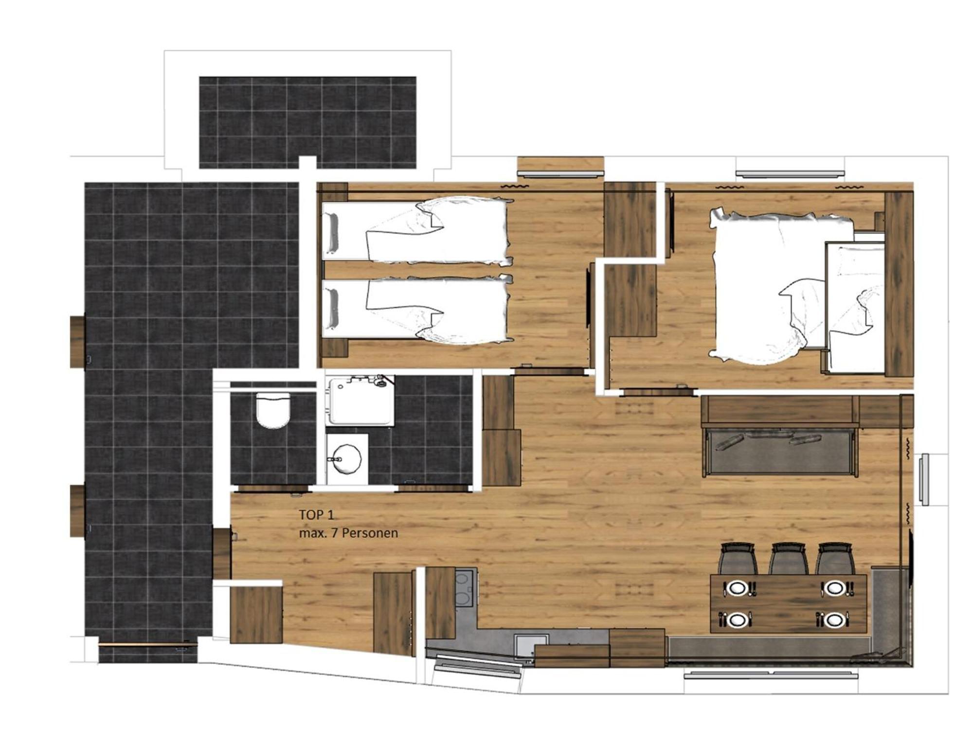 Large Apartment In Sankt Georgen With Balcony Fürstau Kültér fotó